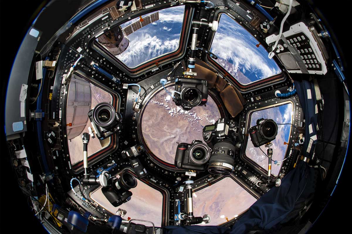 Cameras in the ISS