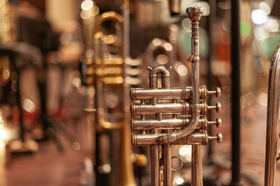 Closeup of Trumpet