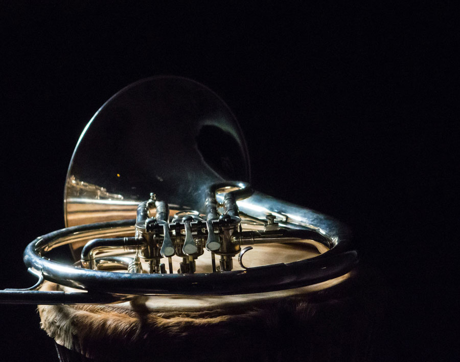 Close up of French Horn